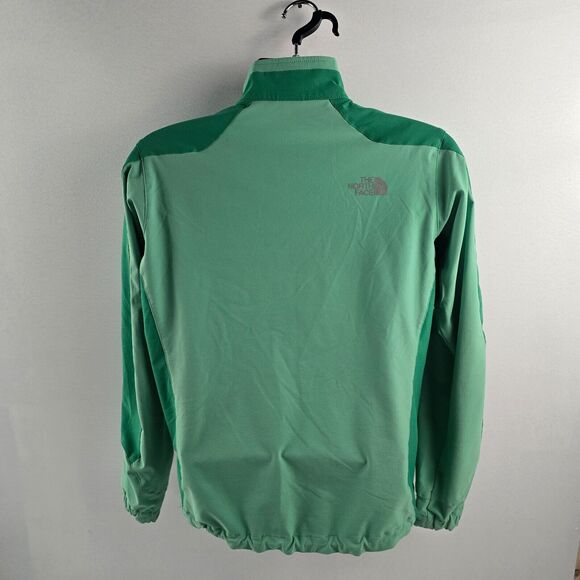 The North Face Apex Softshell Jacket Women’s Large Green Full Zip 4097 - Picture 5 of 10